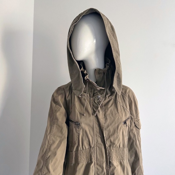 Women's Parka Jacket, Utility Coat, Military Style, Bulgarian Label,  Size L - Picture 4 of 9